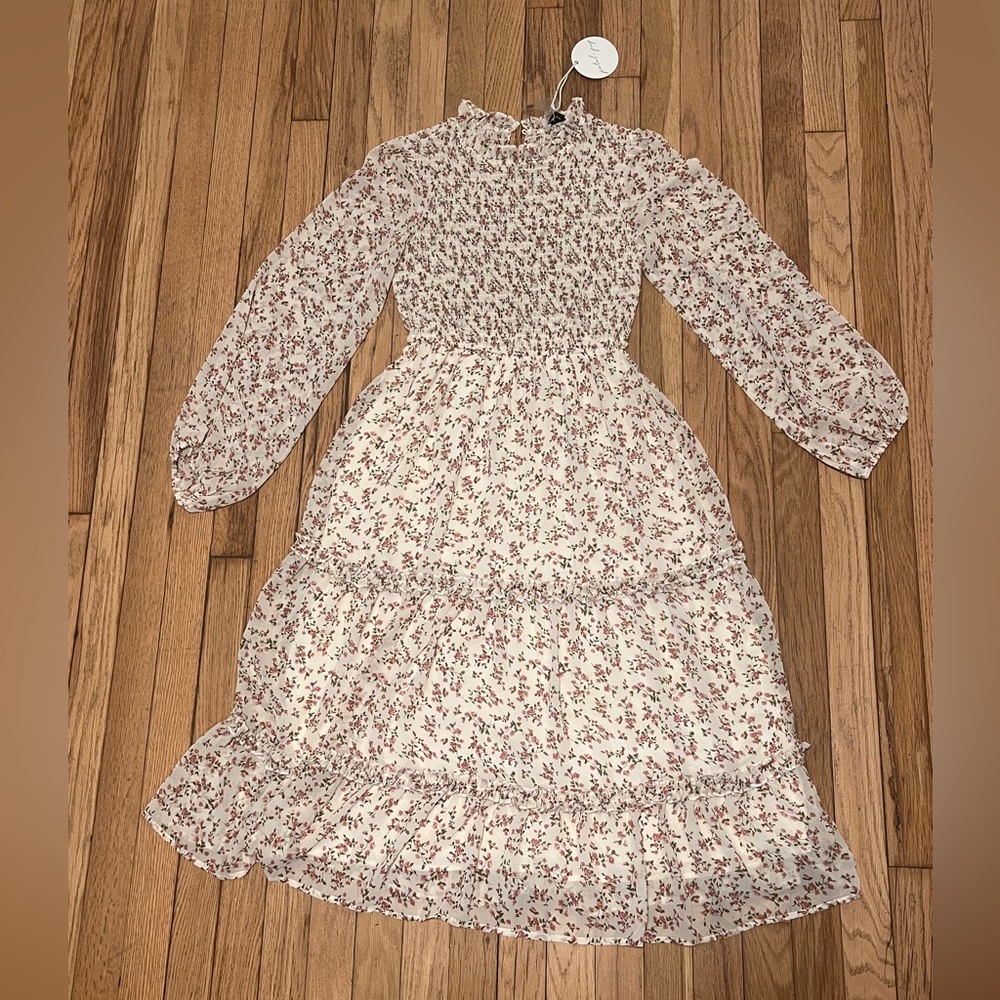 PETAL & PUP | Long sleeve floral maxi dress